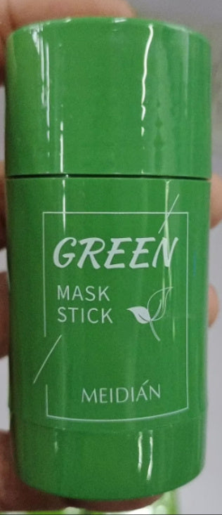 Cleansing Green Tea Mask Clay Stick Oil Control Anti-Acne Whitening Seaweed Mask