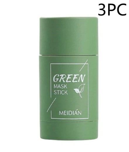 Cleansing Green Tea Mask Clay Stick Oil Control Anti-Acne Whitening Seaweed Mask